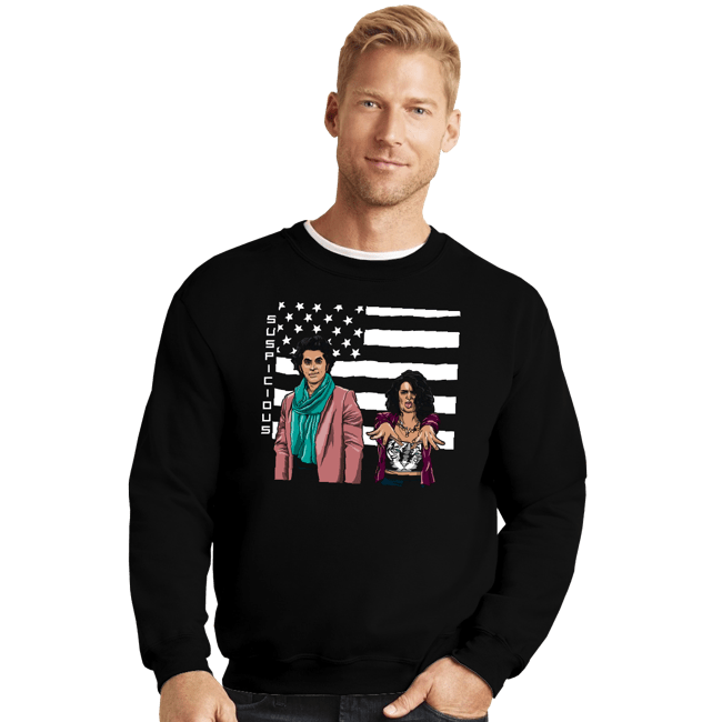 Secret_Shirts Crewneck Sweater, Unisex / Small / Black Don't Be Suspicious
