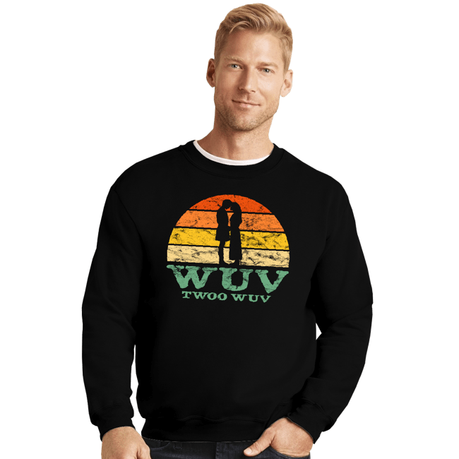 Secret_Shirts Crewneck Sweater, Unisex / Small / Black Vintage Wuv