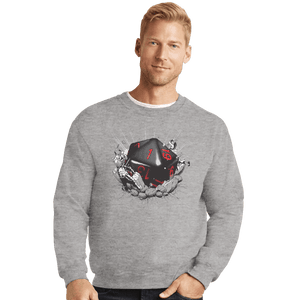 Secret_Shirts Crewneck Sweater, Unisex / Small / Sports Grey Critical Failure