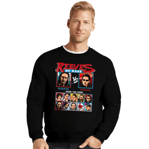 Secret_Shirts Crewneck Sweater, Unisex / Small / Black Rage Matrix