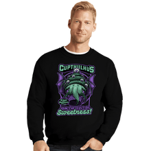 Load image into Gallery viewer, Secret_Shirts Crewneck Sweater, Unisex / Small / Black Cupcake Cthulhu
