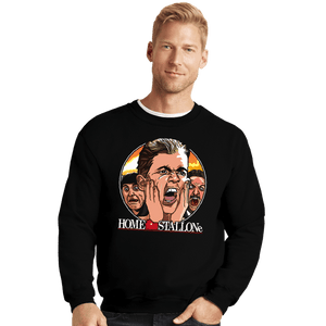 Shirts Crewneck Sweater, Unisex / Small / Black Home Stallone