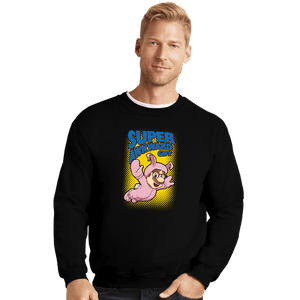 Shirts Crewneck Sweater, Unisex / Small / Black Super Akward Gift