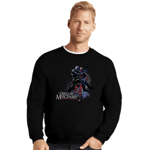 Shirts Crewneck Sweater, Unisex / Small / Black The Director's Mercenary