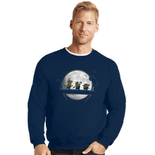 Load image into Gallery viewer, Shirts Crewneck Sweater, Unisex / Small / Navy Hakuna Banana
