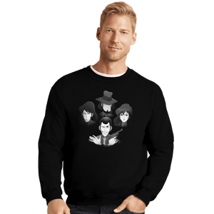 Shirts Crewneck Sweater, Unisex / Small / Black Bandits Rhapsody