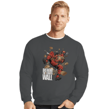 Load image into Gallery viewer, Shirts Crewneck Sweater, Unisex / Small / Charcoal The 4th Wall Merc
