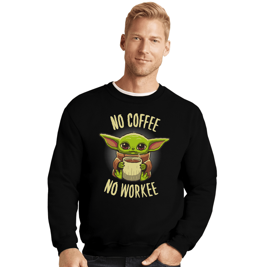 Shirts Crewneck Sweater, Unisex / Small / Black Coffee Required