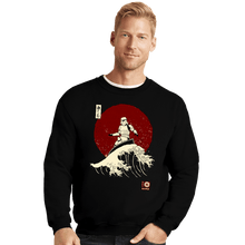 Load image into Gallery viewer, Daily_Deal_Shirts Crewneck Sweater, Unisex / Small / Black Empire Wave
