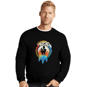 Shirts Crewneck Sweater, Unisex / Small / Black Golden Gun 64