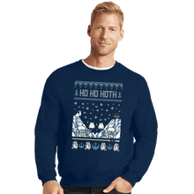 Load image into Gallery viewer, Shirts Crewneck Sweater, Unisex / Small / Navy Ho Ho Hoth
