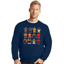 Load image into Gallery viewer, Daily_Deal_Shirts Crewneck Sweater, Unisex / Small / Navy Ginger Heroes
