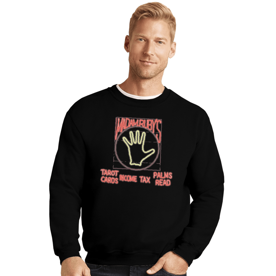 Shirts Crewneck Sweater, Unisex / Small / Black Madam Ruby's