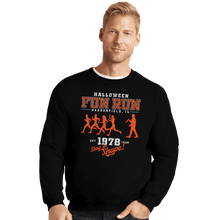 Load image into Gallery viewer, Daily_Deal_Shirts Crewneck Sweater, Unisex / Small / Black Halloween Fun Run

