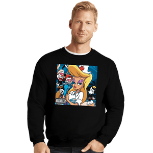 Secret_Shirts Crewneck Sweater, Unisex / Small / Black Hello Nurse