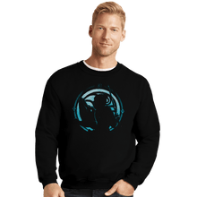 Load image into Gallery viewer, Secret_Shirts Crewneck Sweater, Unisex / Small / Black Sword Master
