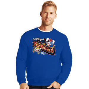 Daily_Deal_Shirts Crewneck Sweater, Unisex / Small / Royal Blue Every Joe Loves Toontown