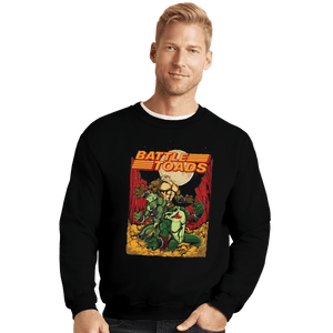 Shirts Crewneck Sweater, Unisex / Small / Black Battletoads