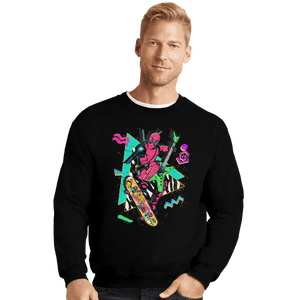 Shirts Crewneck Sweater, Unisex / Small / Black Shredpool