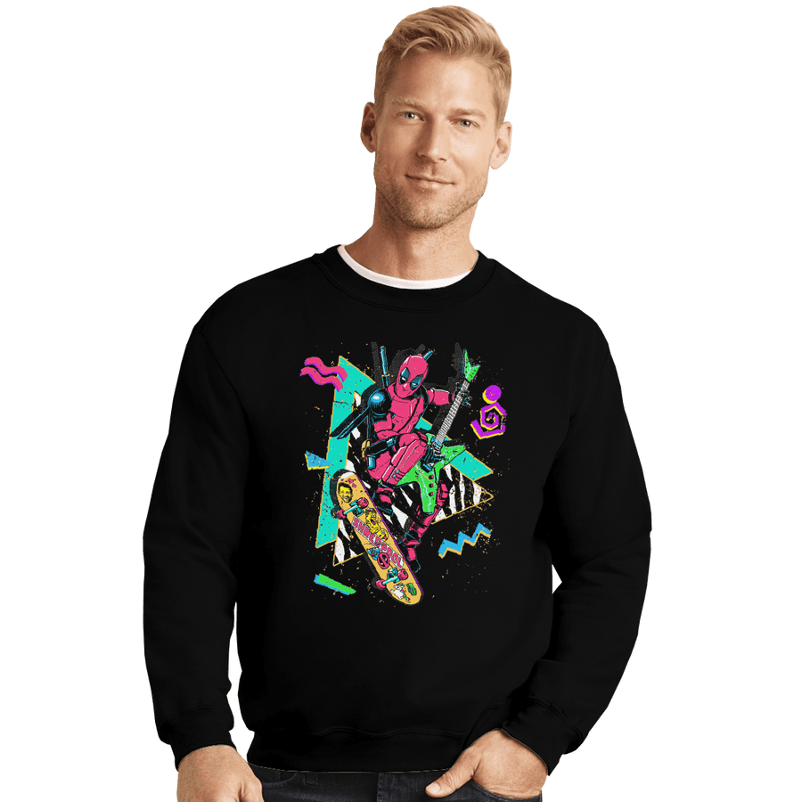 Shirts Crewneck Sweater, Unisex / Small / Black Shredpool