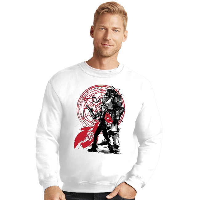 Shirts Crewneck Sweater, Unisex / Small / White The Fullmetal Alchemist