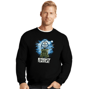 Secret_Shirts Crewneck Sweater, Unisex / Small / Black Fright Castle