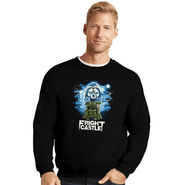 Secret_Shirts Crewneck Sweater, Unisex / Small / Black Fright Castle