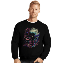 Load image into Gallery viewer, Daily_Deal_Shirts Crewneck Sweater, Unisex / Small / Black The Witch Of The Sea
