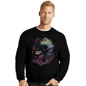 Daily_Deal_Shirts Crewneck Sweater, Unisex / Small / Black The Witch Of The Sea