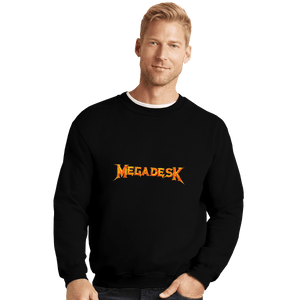 Shirts Crewneck Sweater, Unisex / Small / Black Megadesk
