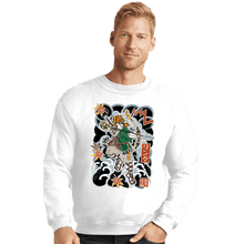 Load image into Gallery viewer, Daily_Deal_Shirts Crewneck Sweater, Unisex / Small / White Irezumi Link
