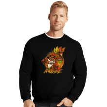 Load image into Gallery viewer, Shirts Crewneck Sweater, Unisex / Small / Black Nsane Bandicoot
