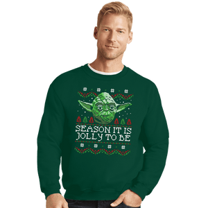 Secret_Shirts Crewneck Sweater, Unisex / Small / Forest Season Jolly