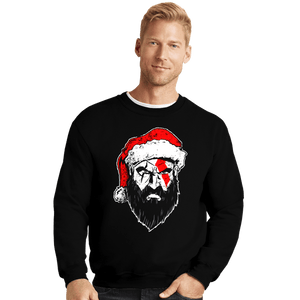 Secret_Shirts Crewneck Sweater, Unisex / Small / Black God Of Christmas