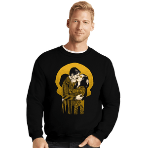 Daily_Deal_Shirts Crewneck Sweater, Unisex / Small / Black Tango De Amor