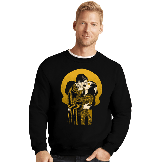 Daily_Deal_Shirts Crewneck Sweater, Unisex / Small / Black Tango De Amor