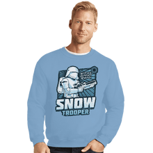 Load image into Gallery viewer, Shirts Crewneck Sweater, Unisex / Small / Powder Blue First Order Hero: Snowtrooper
