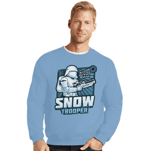 Shirts Crewneck Sweater, Unisex / Small / Powder Blue First Order Hero: Snowtrooper