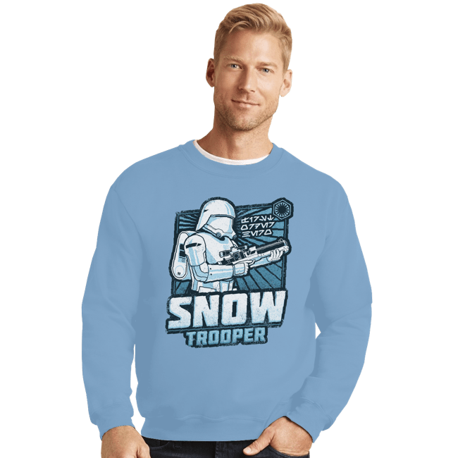 Shirts Crewneck Sweater, Unisex / Small / Powder Blue First Order Hero: Snowtrooper