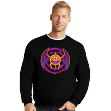Load image into Gallery viewer, Shirts Crewneck Sweater, Unisex / Small / Black Evil Eye
