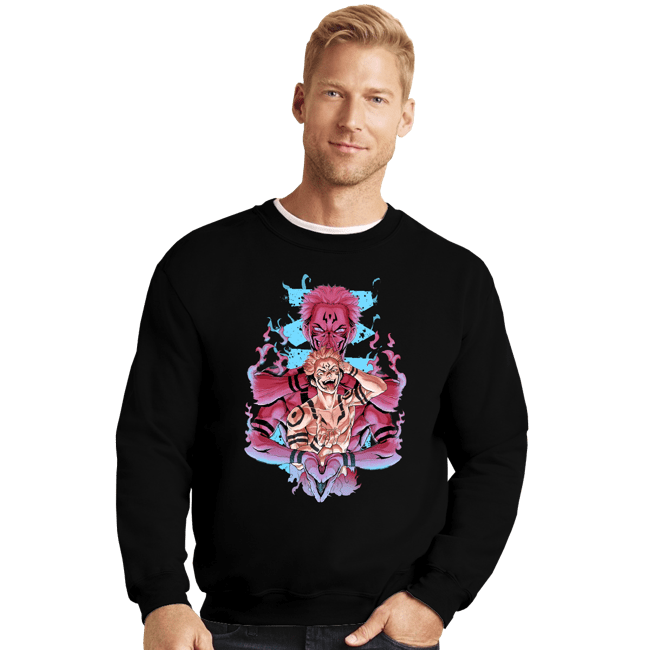 Secret_Shirts Crewneck Sweater, Unisex / Small / Black Sukuna