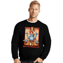 Load image into Gallery viewer, Shirts Crewneck Sweater, Unisex / Small / Black Enter The Thundercats
