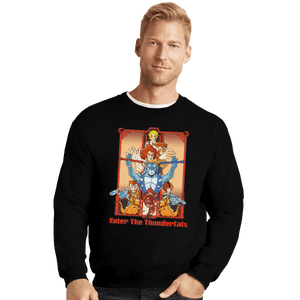 Shirts Crewneck Sweater, Unisex / Small / Black Enter The Thundercats