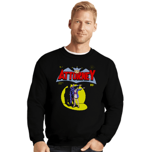 Shirts Crewneck Sweater, Unisex / Small / Black Turnabout Comics