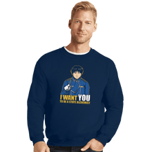 Load image into Gallery viewer, Shirts Crewneck Sweater, Unisex / Small / Navy Uncle Roy
