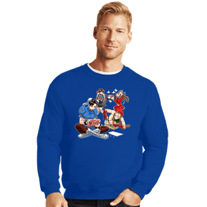 Secret_Shirts Crewneck Sweater, Unisex / Small / Royal Blue Showoffs