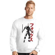 Load image into Gallery viewer, Shirts Crewneck Sweater, Unisex / Small / White The Gray Fox

