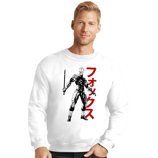 Shirts Crewneck Sweater, Unisex / Small / White The Gray Fox