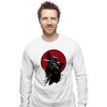 Load image into Gallery viewer, Shirts Long Sleeve Shirts, Unisex / Small / White Mandalorian Samurai
