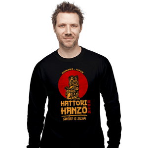 Shirts Long Sleeve Shirts, Unisex / Small / Black Hattori Hanzo